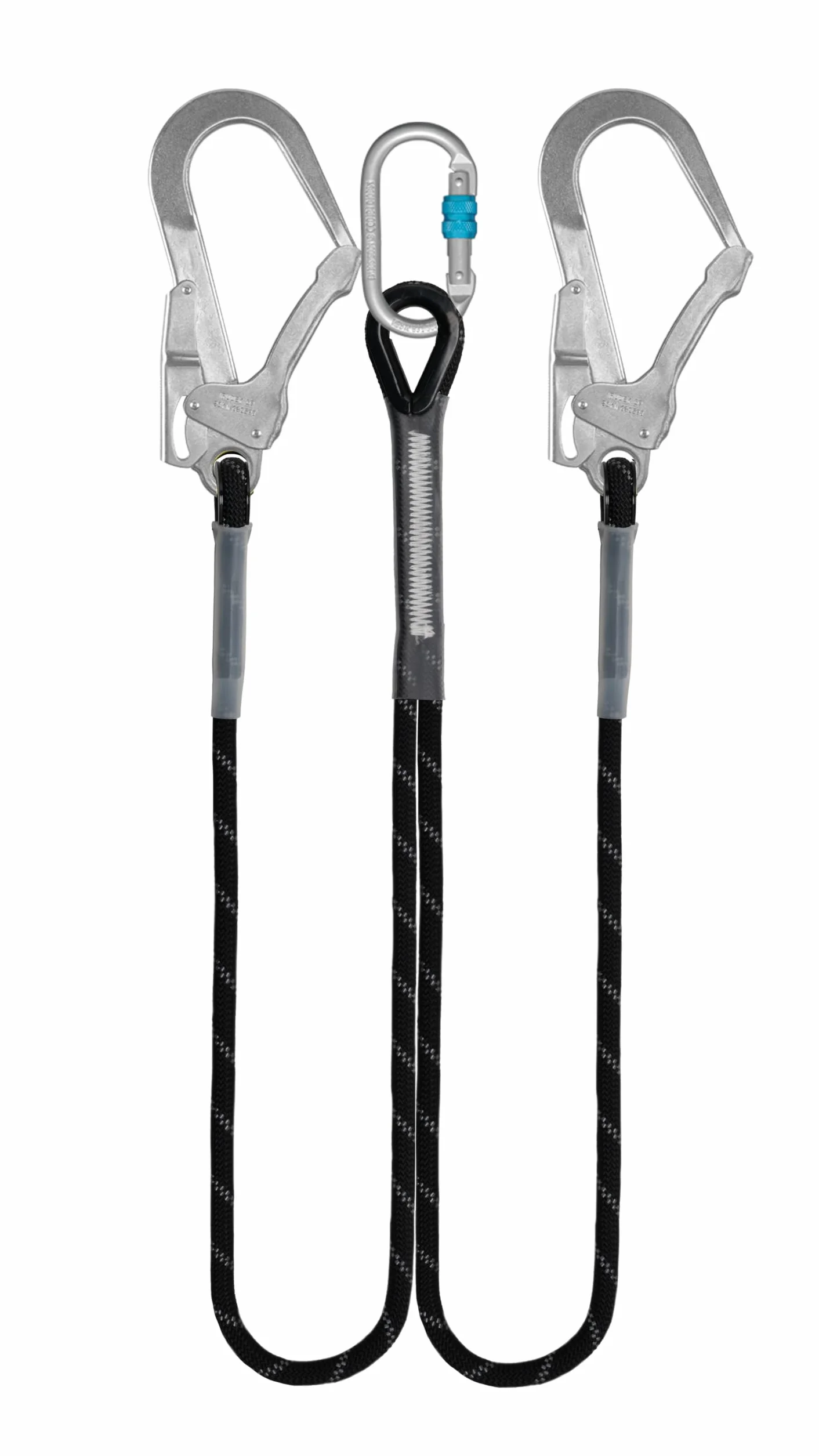 Irudek NEXION 259 Cabo de anclaje doble cuerda bifurcada Ø12 mm ganchos 50 mm NFC Ready EN 354 1,8 m