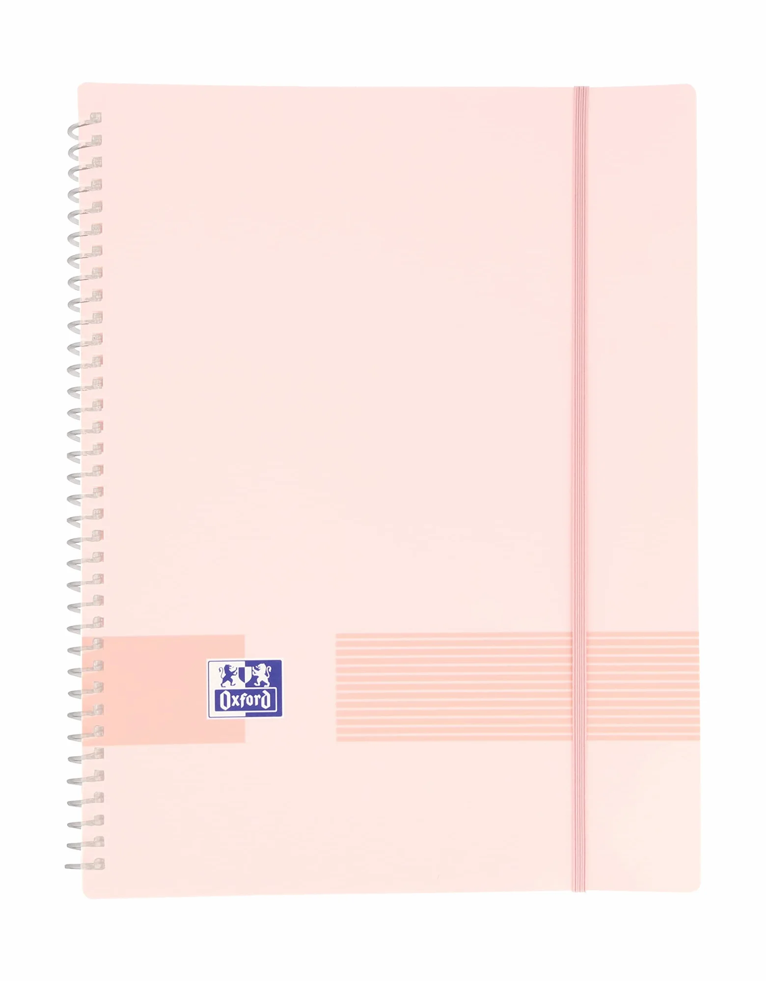 Oxford Carpeta 20 fundas rosa chicle tapa plástico opaco