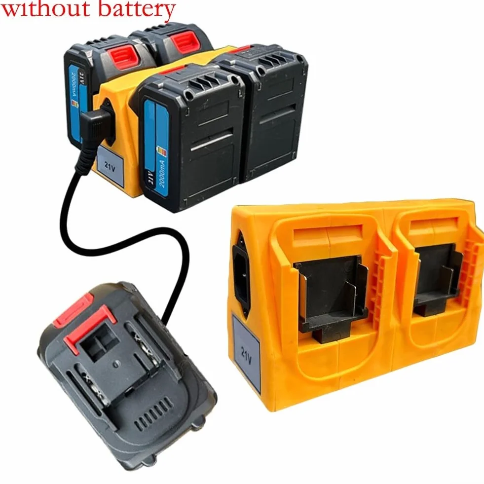 Adaptador de batería de 246 ranuras para BL1830 BL1840 BL1850 BL1860 con soporte de batería múltiple compatible con herramientas eléctricas y equipos que necesitan una solución de adaptador de cable