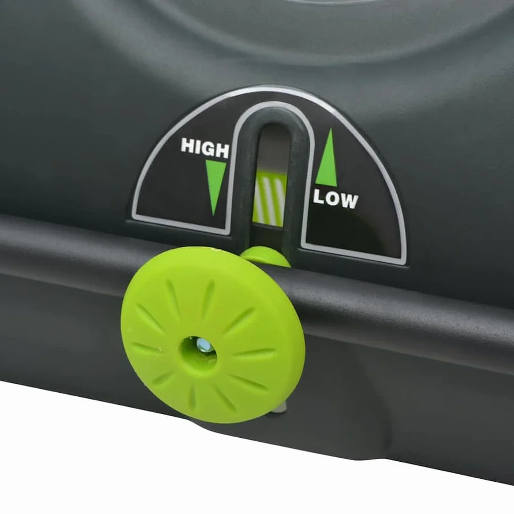 vidaXL Barredora Ligera de Jardín Bolsa de Basura 103 L Colores Negro y Verde
