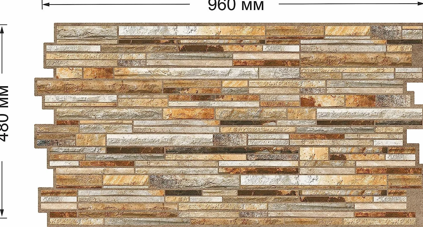 Grace Baltic Paneles de pared 3D para decoración de paredes interiores de PVC (oro 50)
