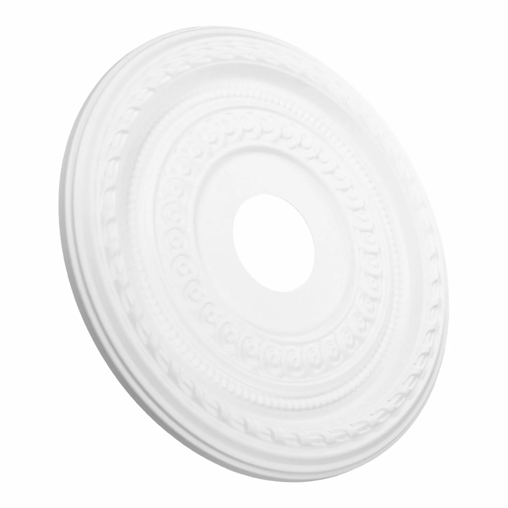 Medallón De Techo Para Lámpara De Araña 41 Cm Material Pu Resistente Fácil Instalación Decoración Para Hogar Oficina y Comercio