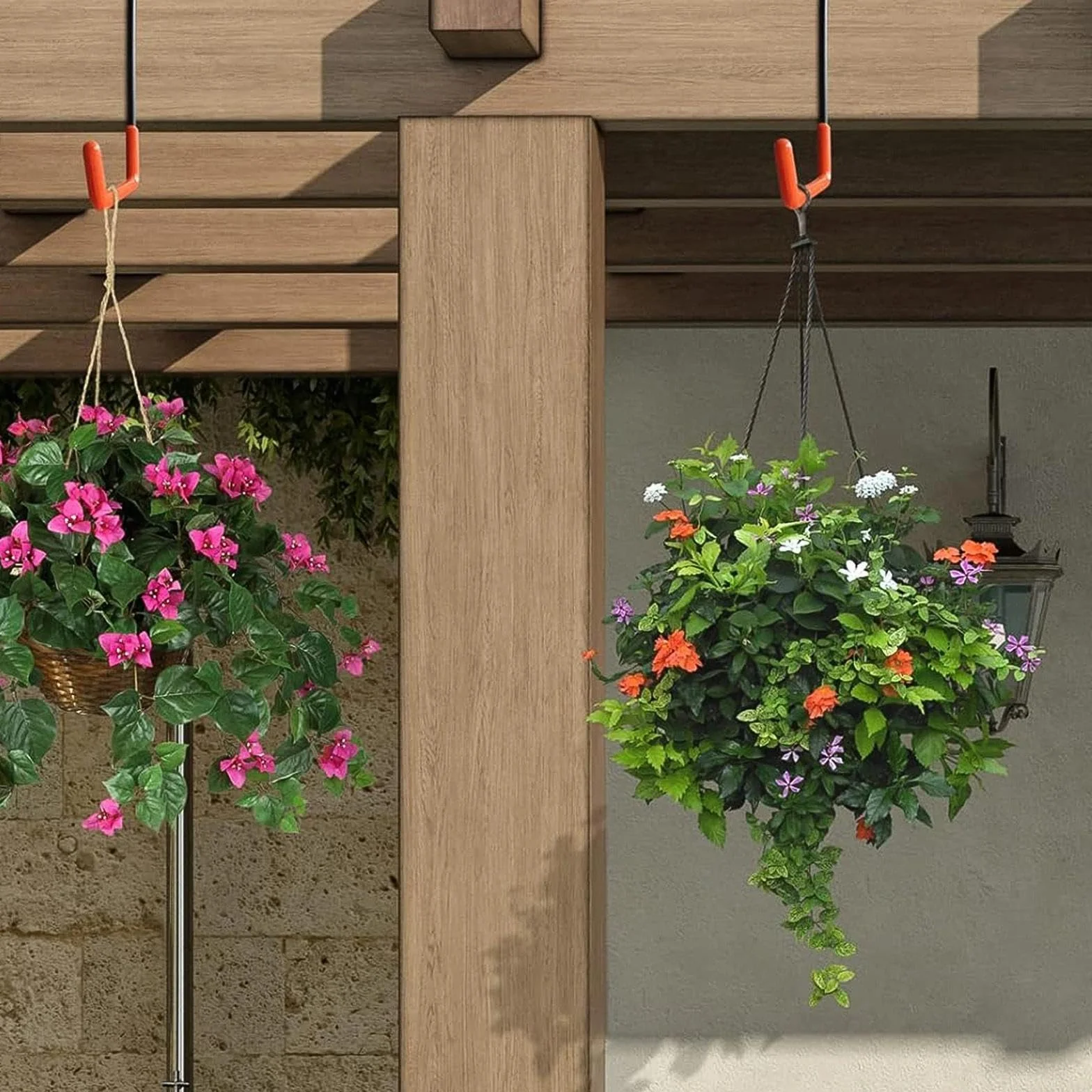 Ganchos para Colgar Bicicletas, 4 Piezas Soporte para Bicicleta, Colgador Bicicle Forma S, con Revestimiento Inmersión, para Colgar Bicicletas, Macetas, Herramientas Jardinería y Escaleras