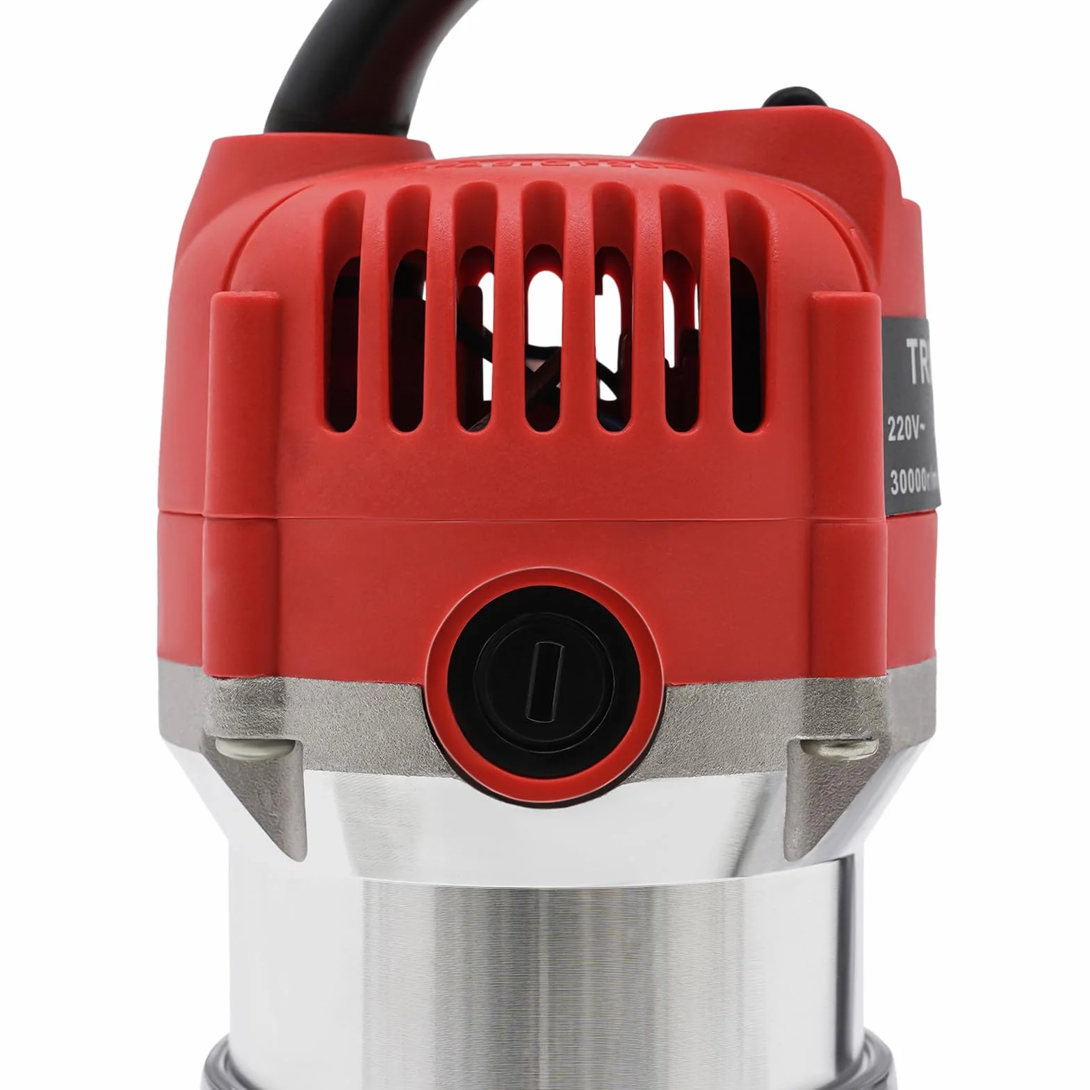 Fresadora de Madera Compacta 800W 30000r/min, Fresadora de Mano Portátil Para, Trabajar la Madera Eléctrica, Diámetro de corte 6,35 mm