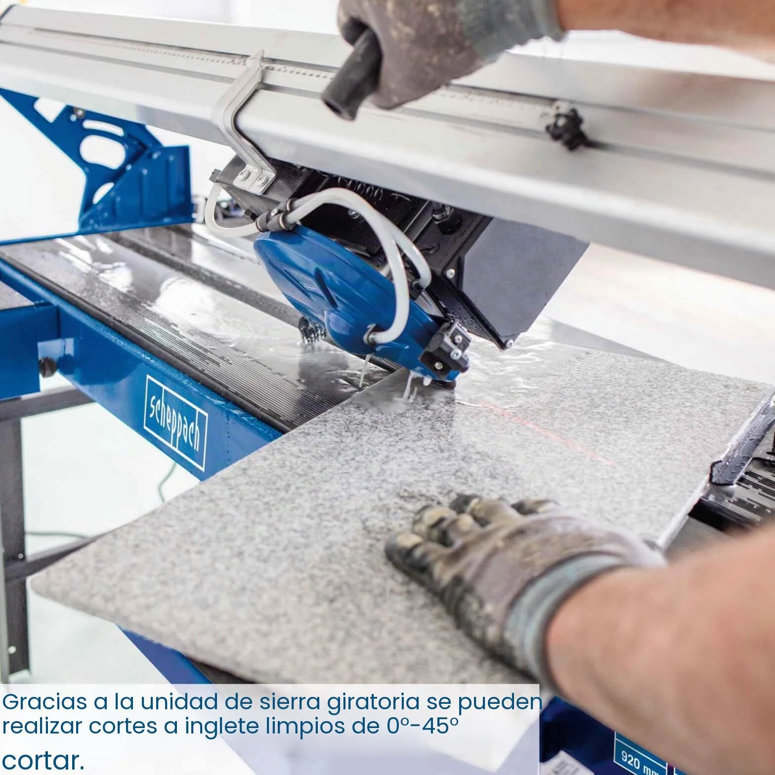 Scheppach Cortador de baldosas fs3600, 1 pieza, azul/plata/negro, 5906706901