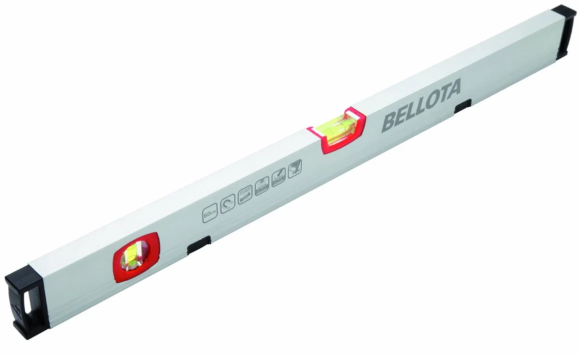 Bellota 50101M-60 - Nivel tubular de burbuja con imán, Standard
