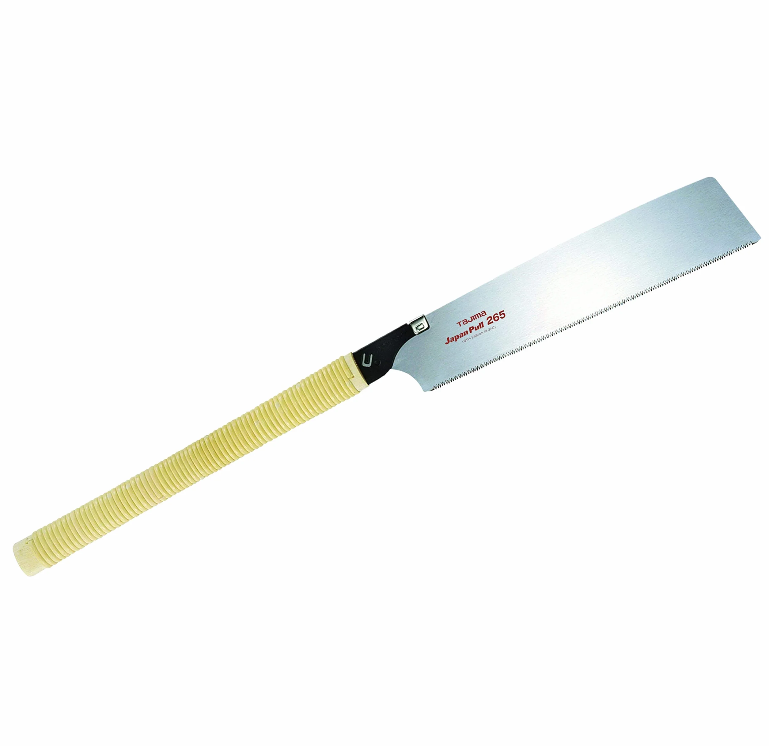 Tajima JPR265C - Sierra japonesa original con mango de ratán (265 mm)