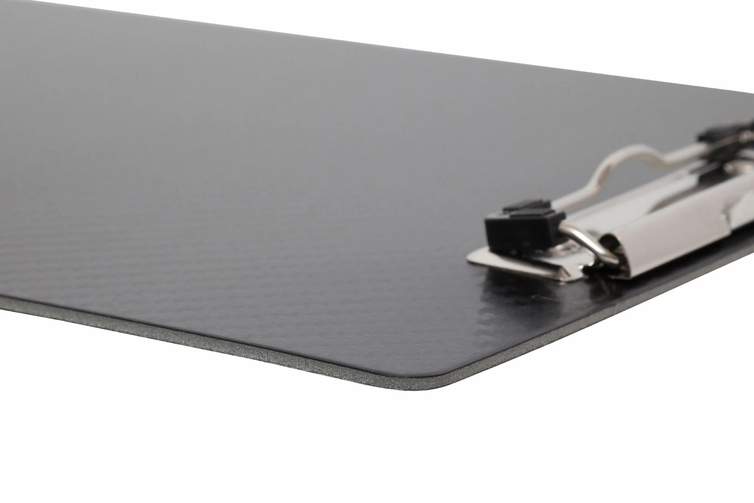 Plasware Tabla Sujetapapeles A4, Einschiebbare Orificio para Colgar, Negro