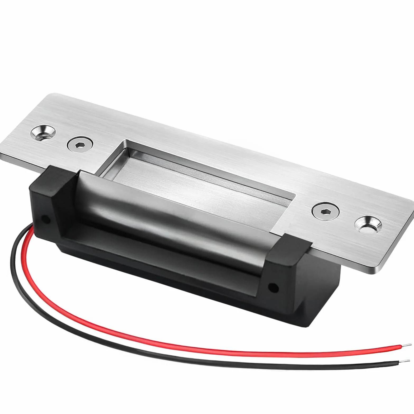 Cerradura eléctrica de puerta estándar ANSI mejorada 2025 para sistema de control de acceso de puerta, cerraduras cilíndricas/mecánicas, seguro de fallos/ajuste a prueba de fallos, voltaje de entrada