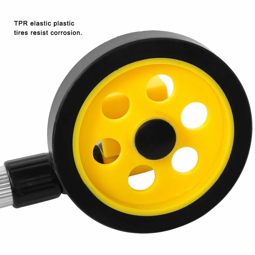 Medidor de Distancia de Cinta métrica de Rueda de medición de Distancia Ajustable Medida DE Cinta para Caminar en Interiores hasta 999,9 m para Exteriores