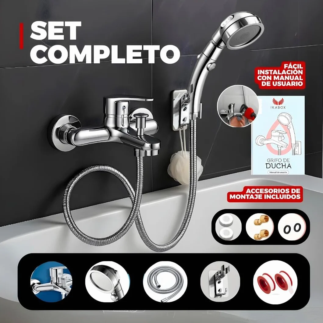 GRifo BañerA y ducHa | GriFo dUcha | GriFO Con Accesorios | Griferia Para BañeRa y DuChA | Monomando DUcha | griFO duchA MonomanDO | PACK de Set DUCHA Completa | grIFO bañerA | Latón