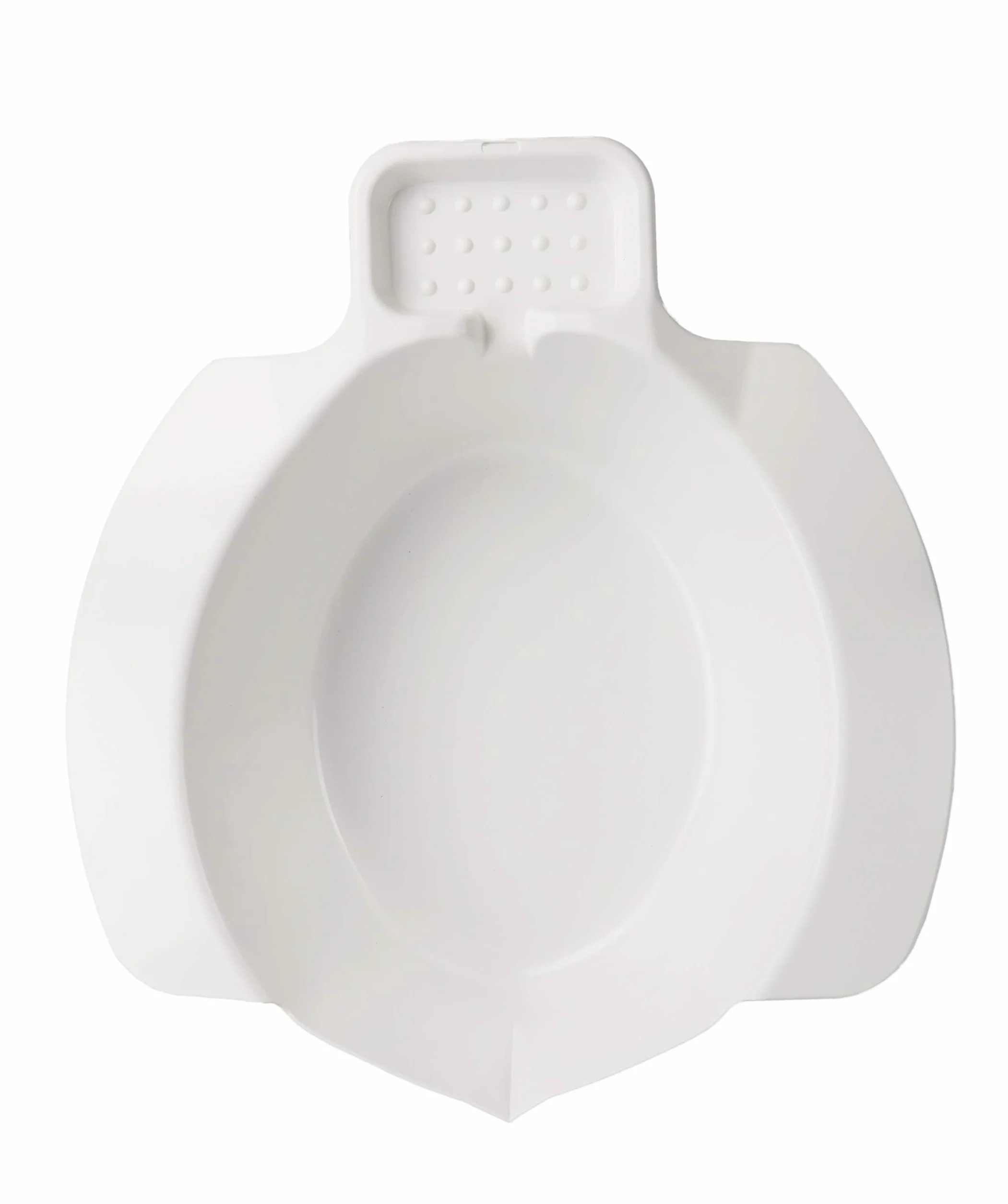 OrtoPrime Bidet Portátil Wc | Bidé Sanitario Acoplable al Inodoro | Medidas Universales: 40 x 37 x 11 Centímetros | Peso soportado 120 Kilogramos