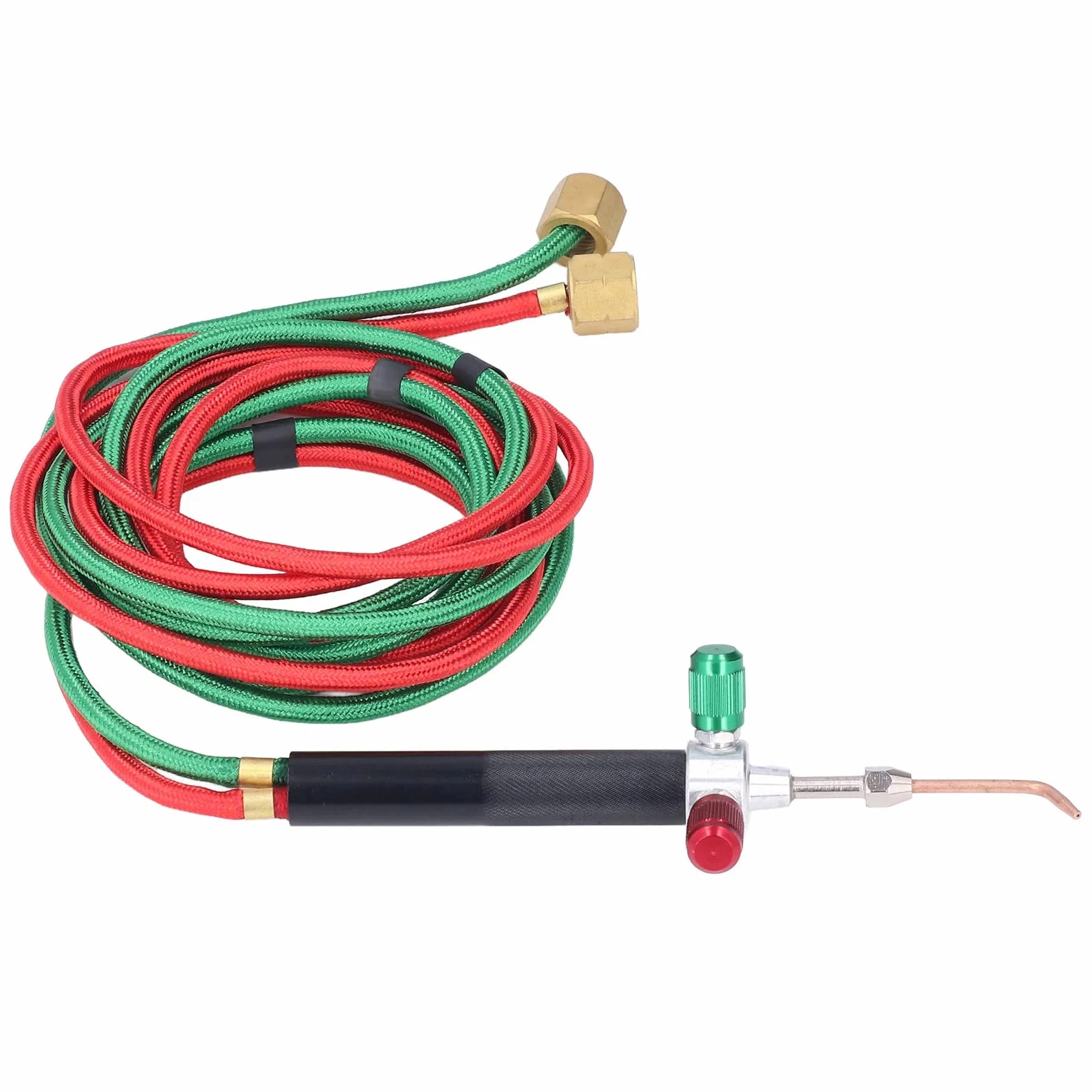 Cocoarm Kit de Antorcha de Joyería Kit de Antorcha de Reparación de Joyería Portátil Material de Cobre Metálico Herramienta de Soldadura de Alta Temperatura con Conectores Especiales