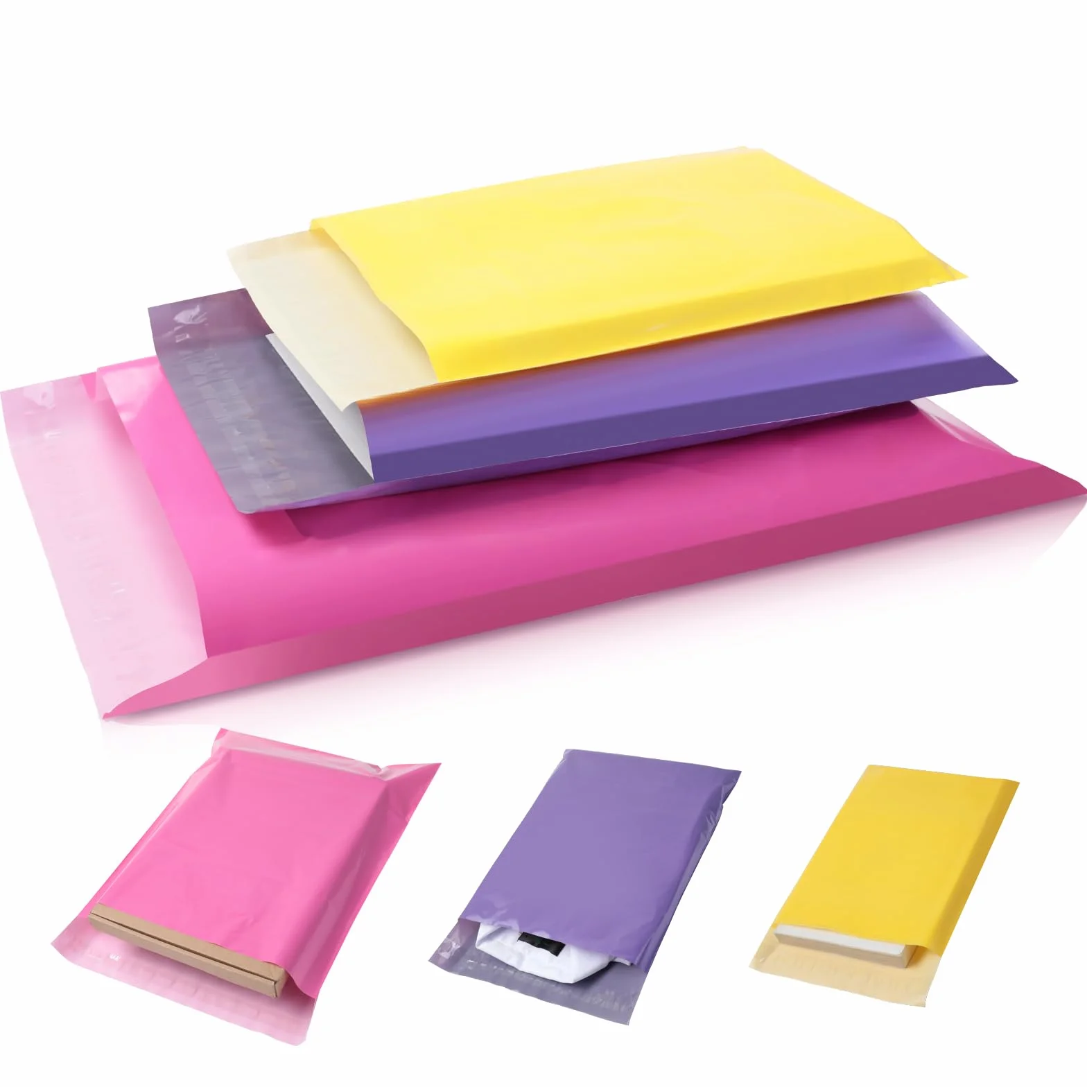 Sobres para Envíos de Plástico 30 Piezas Impermeables Resistentes