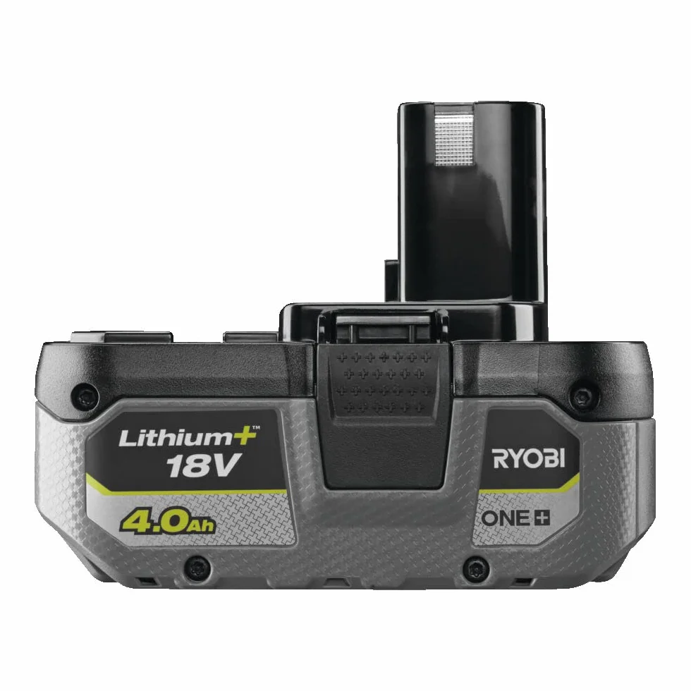 RYOBI ONE+ 18V Taladro percutor sin escobillas – 54 Nm, mandril 13 mm, 2 velocidades (0–450/0–1.700 rpm), 24 posiciones de par – Incluye baterías 2,0 Ah + 4,0 Ah y cargador