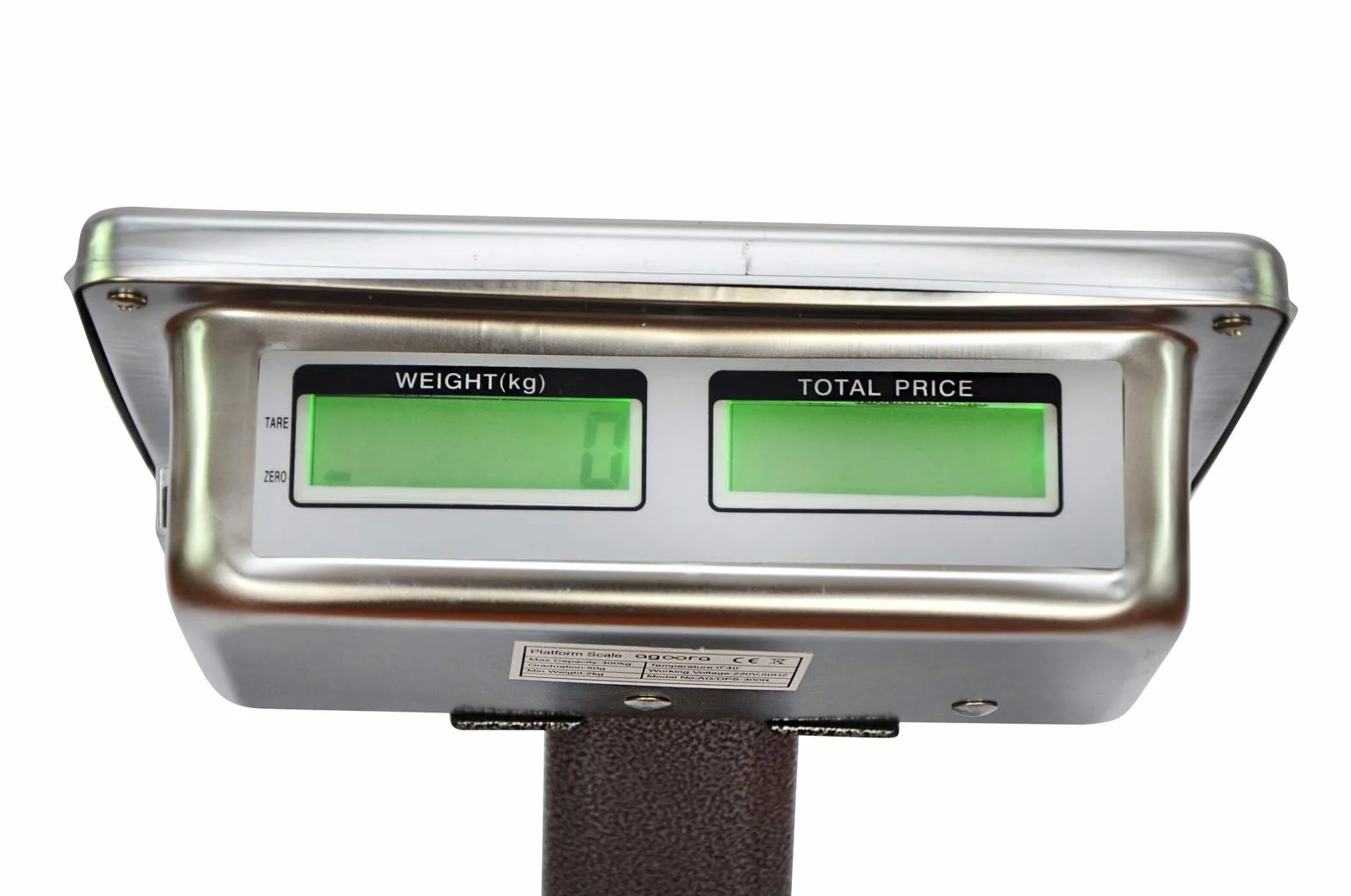 Báscula Industrial 300kg/50g 40x50cm Pantalla LCD Digital Plegable Acero Tratada Térmicamente