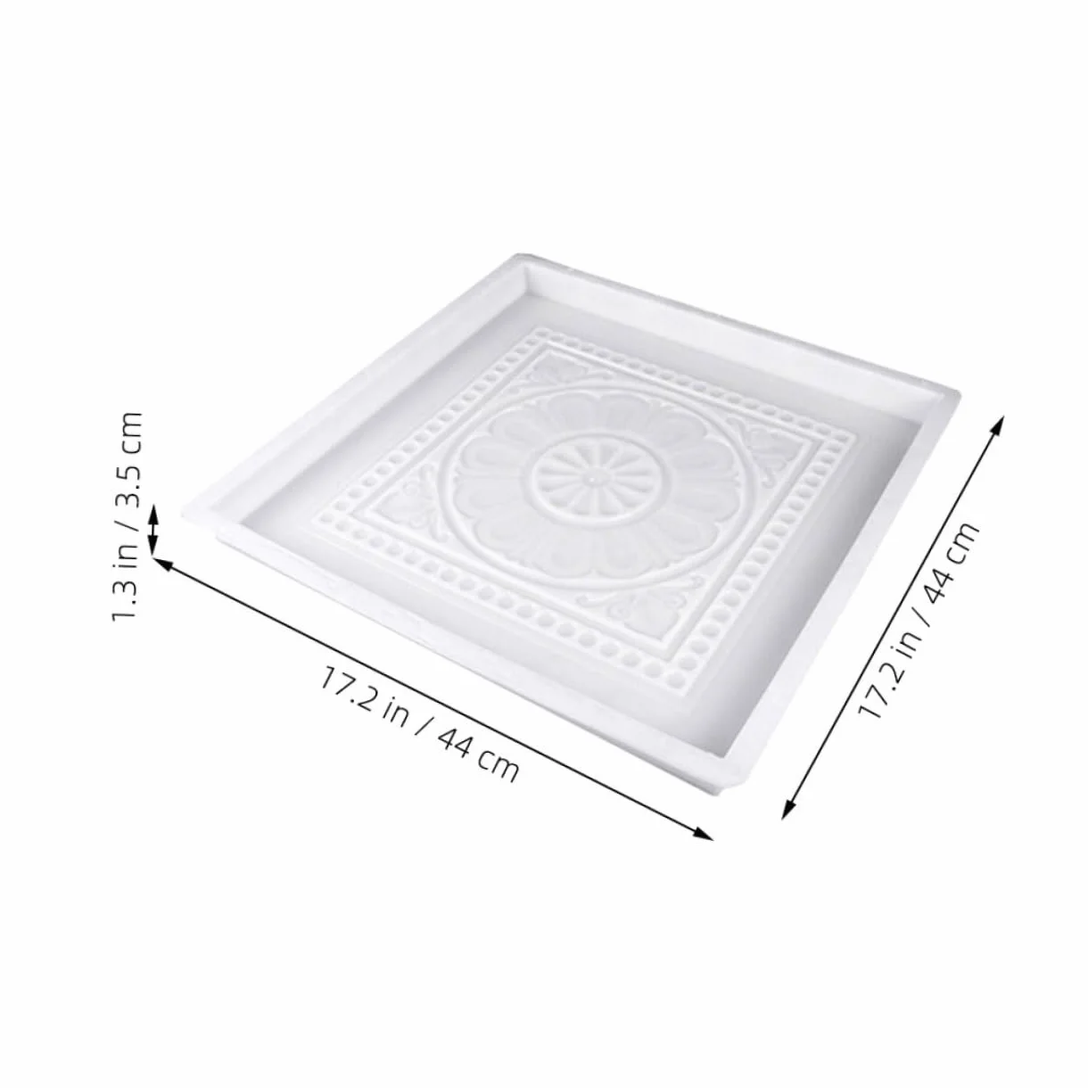 LALAFINA Molde de Ladrillo de Hormigón Reutilizable para Pavimento Exterior, Plástico Diseño Antiguo y Resistente al Deslizamiento para Patios y Jardines