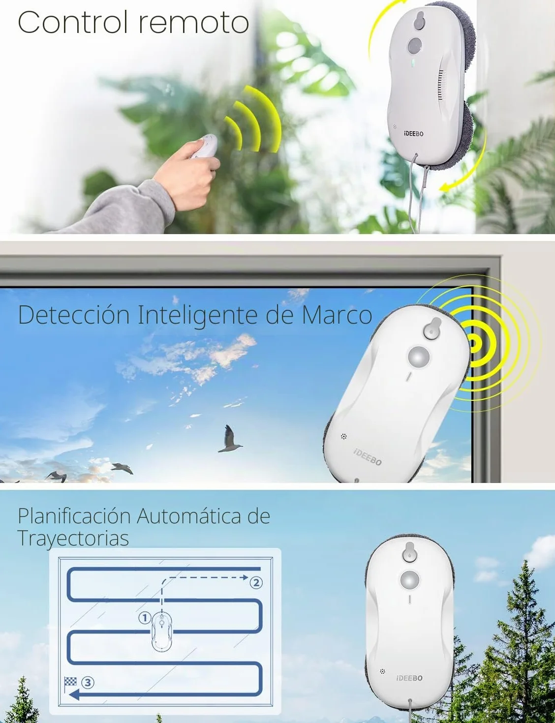 S500 Robot Limpiacristales Limpia Cristales Robot Eléctrico (S500)