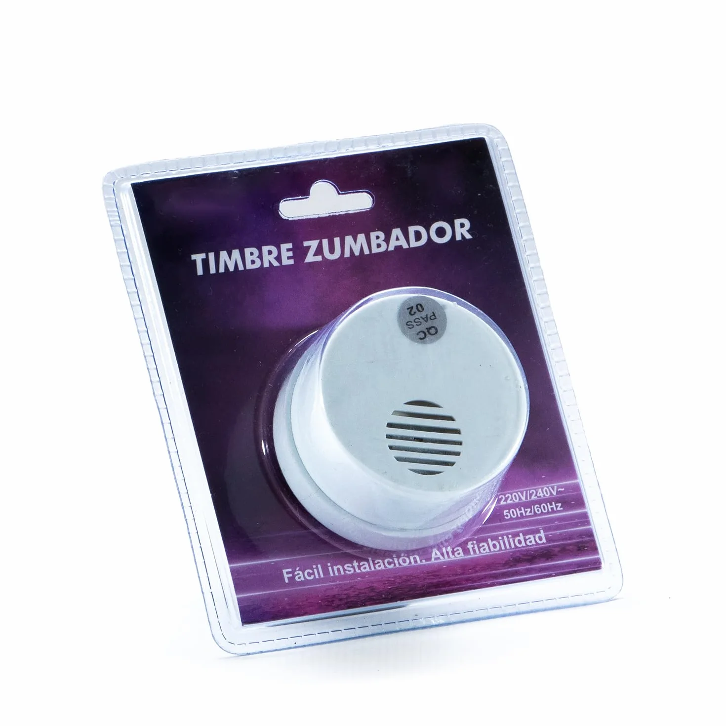 Timbre zumbador eléctrico Ø60 x 37 mm 230V