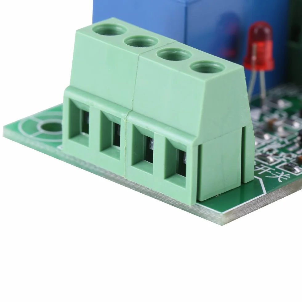 DEWIN Relé 12V, Módulo de Control de Relé de Interruptor de Disparo de Circuito Biestable de Canal único DC 12V