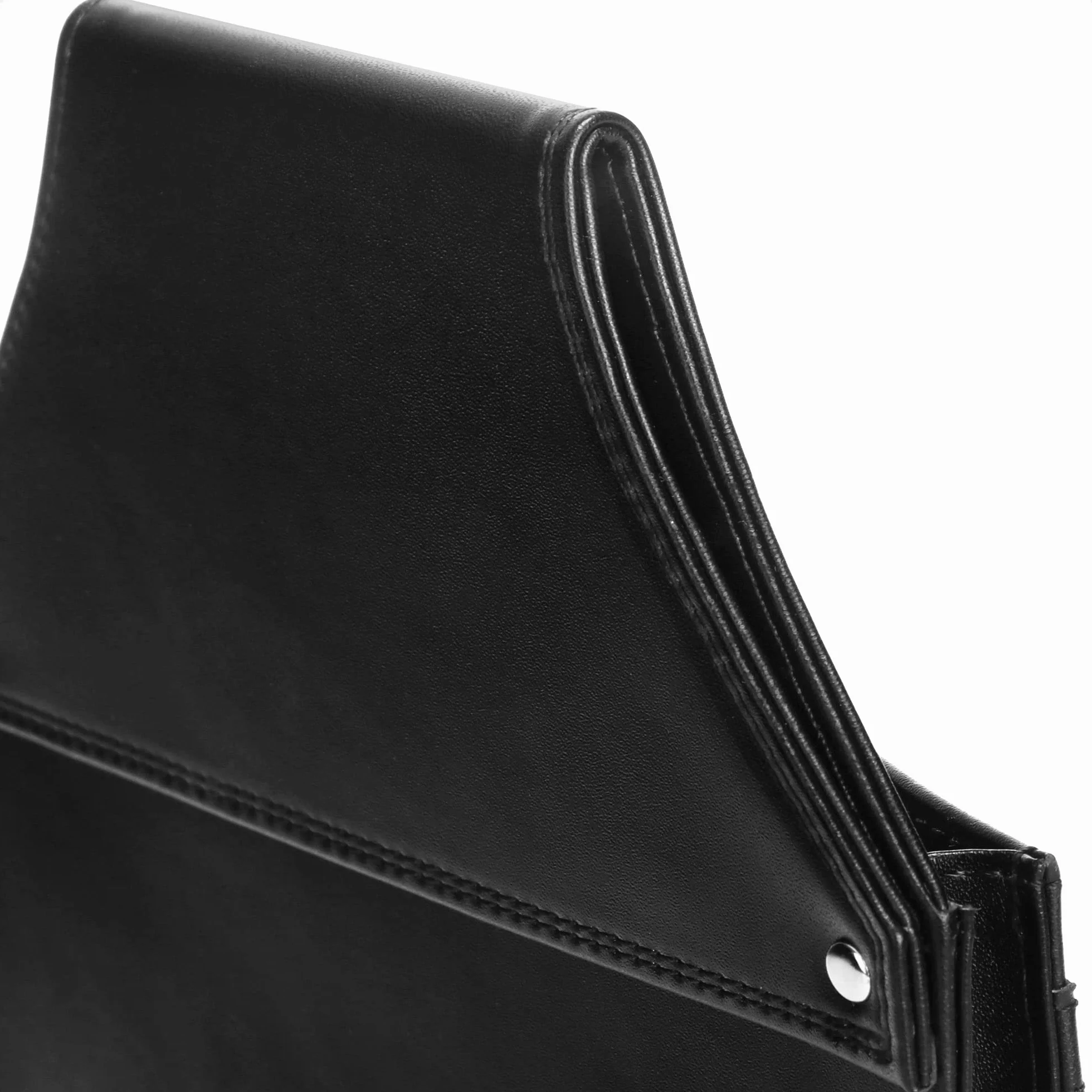 Cartera de Camarero Monedero Elegante Negro 2 Piezas