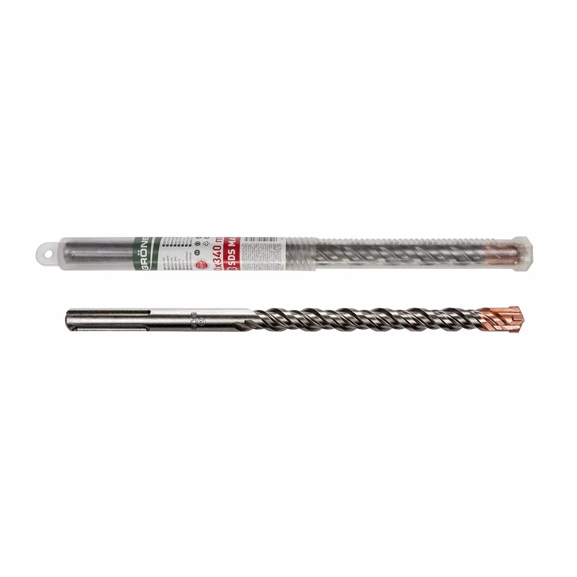 SDS Max Broca para Martillo Perforador - Canal Cuádruple - Flexible y Resistente - Martillos Perforadores SDS Max - para Hormigón Armado - 800x18mm