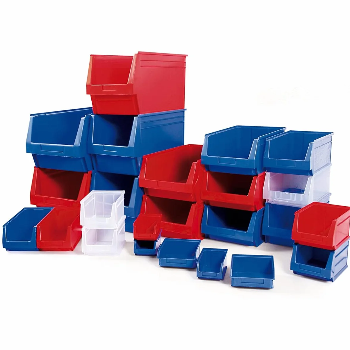 Tayg Pack 15 Gavetas de Plastico Apilables Organizador de Tornillos nº52 23,6x16x13 cm