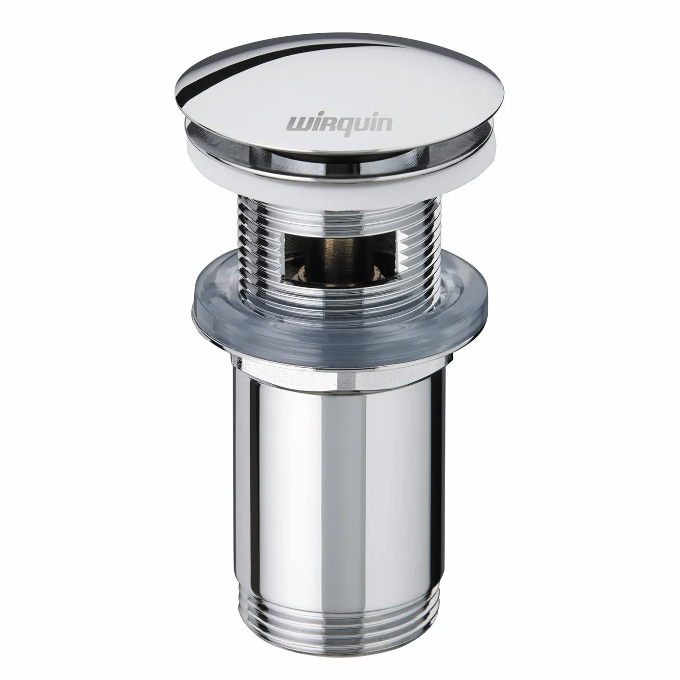 Wirquin 3072339 - Desagüe de lavabo con rebosadero, cromado