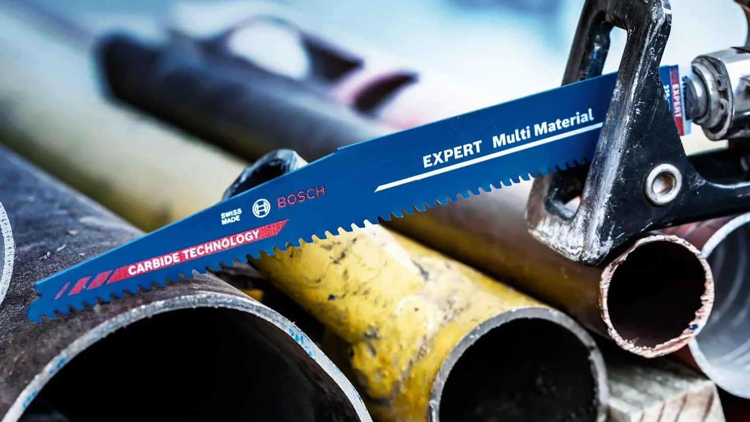 Bosch Professional 1x Hoja de sierra sable Expert `Multi Material` S 1156 XHM (para Hierro fundido, Longitud 225 mm, accesorios Sierra sable)