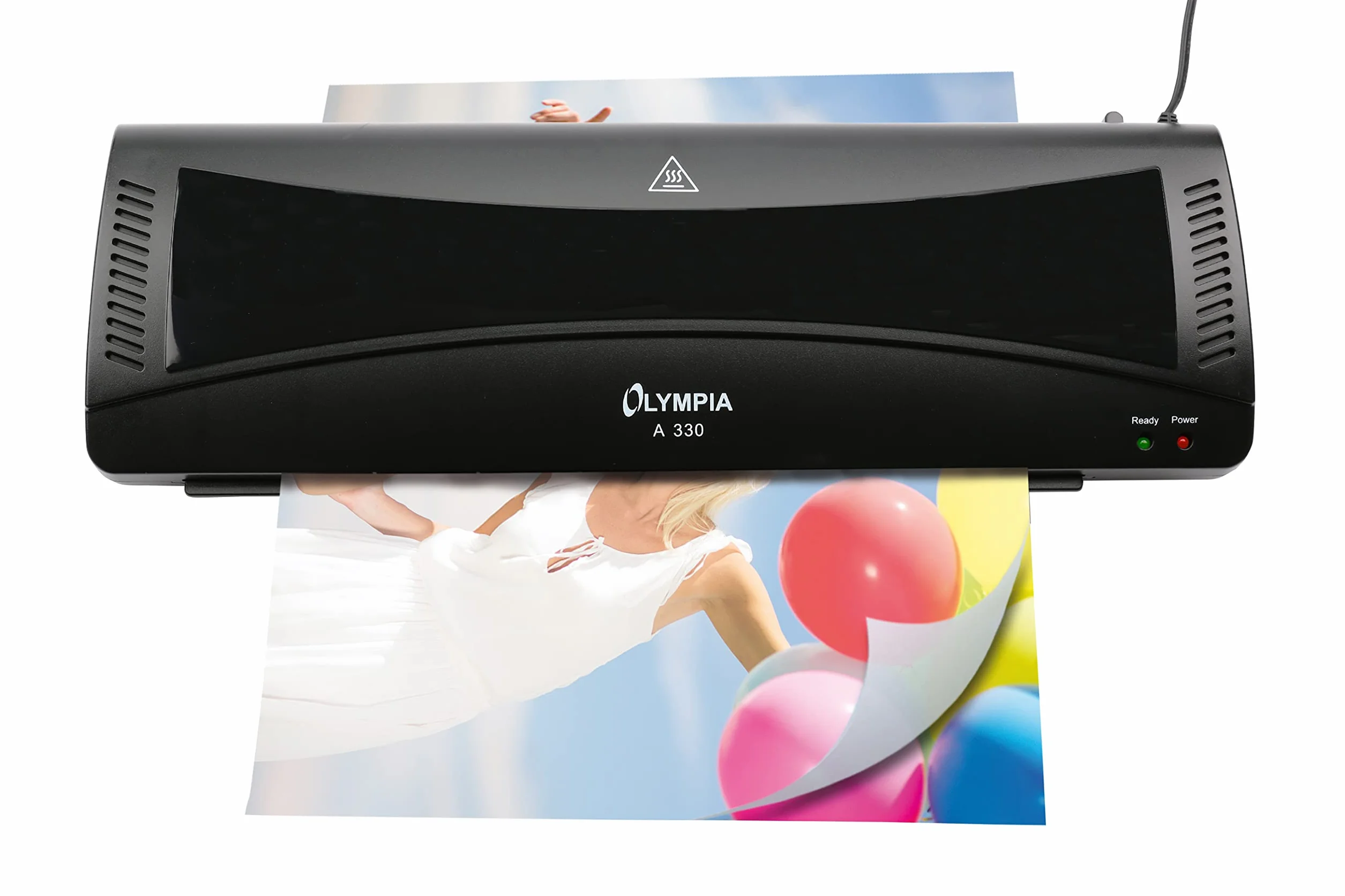 Olympia - Laminator A 330, fría y caliente, incluyendo 6 bolsillos (3 x DIN A 4 y DIN A 3 x 5), negro