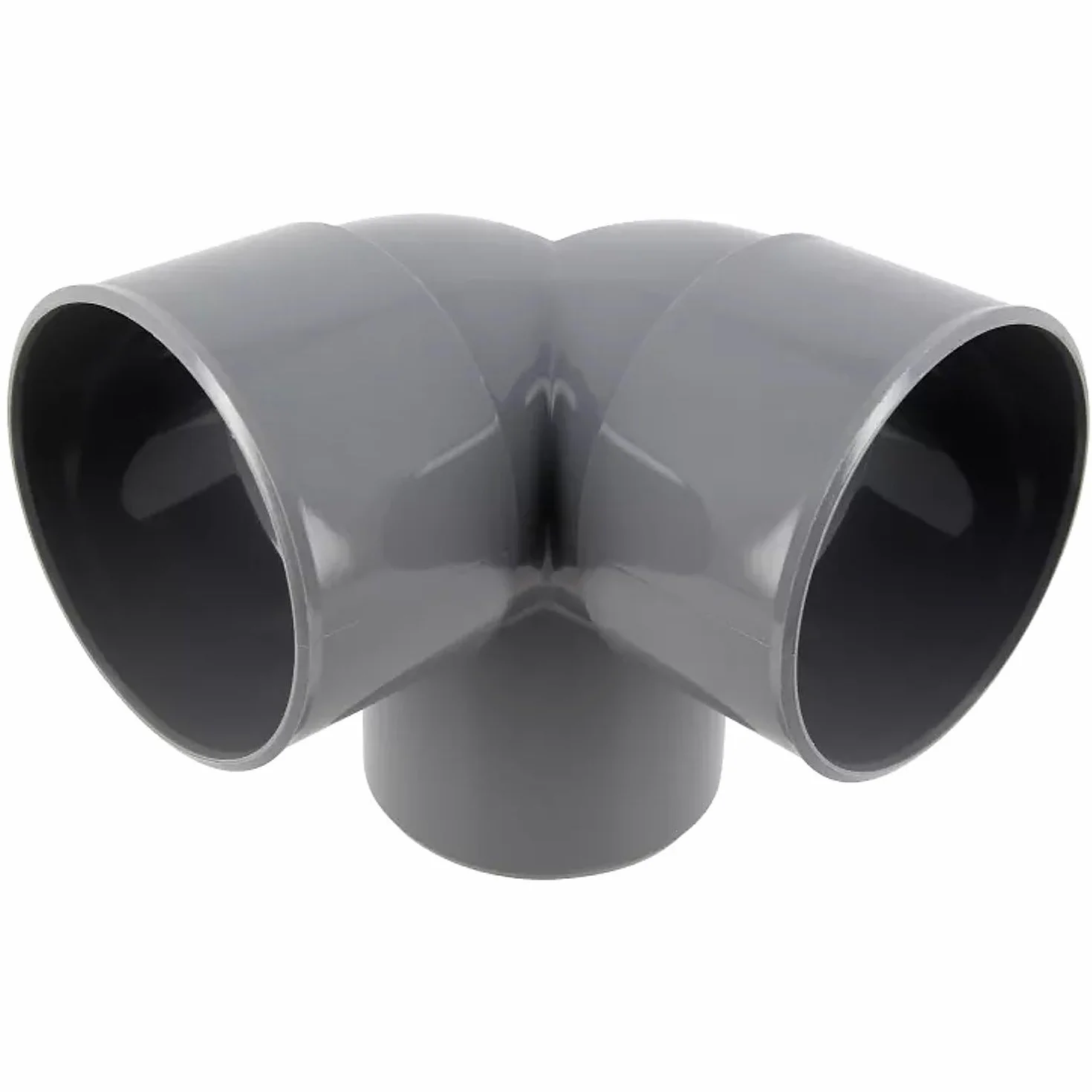 Nicoll - Tubo doble de PVC – Macho/hembra – 87 grados 30 – Escuadra – Diámetro 100 mm – cet 8