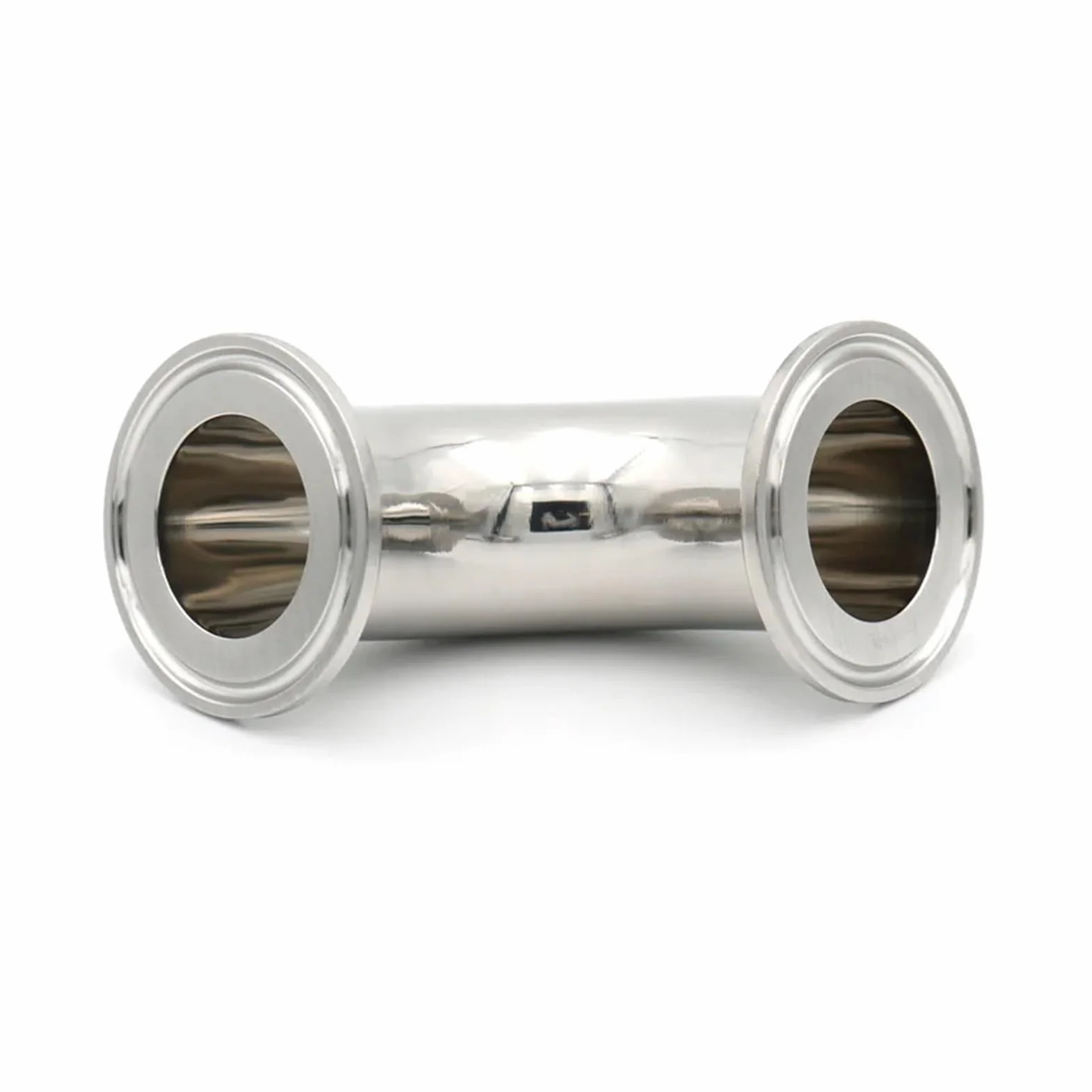 Virola sanitaria de 3/4 "1" 2 "4" 19/25/38/51/102, abrazadera de 50,5mm y 90 grados, codo de conexión de tubería, cerveza casera de acero inoxidable (Size : 89mm x Ferrule 106)