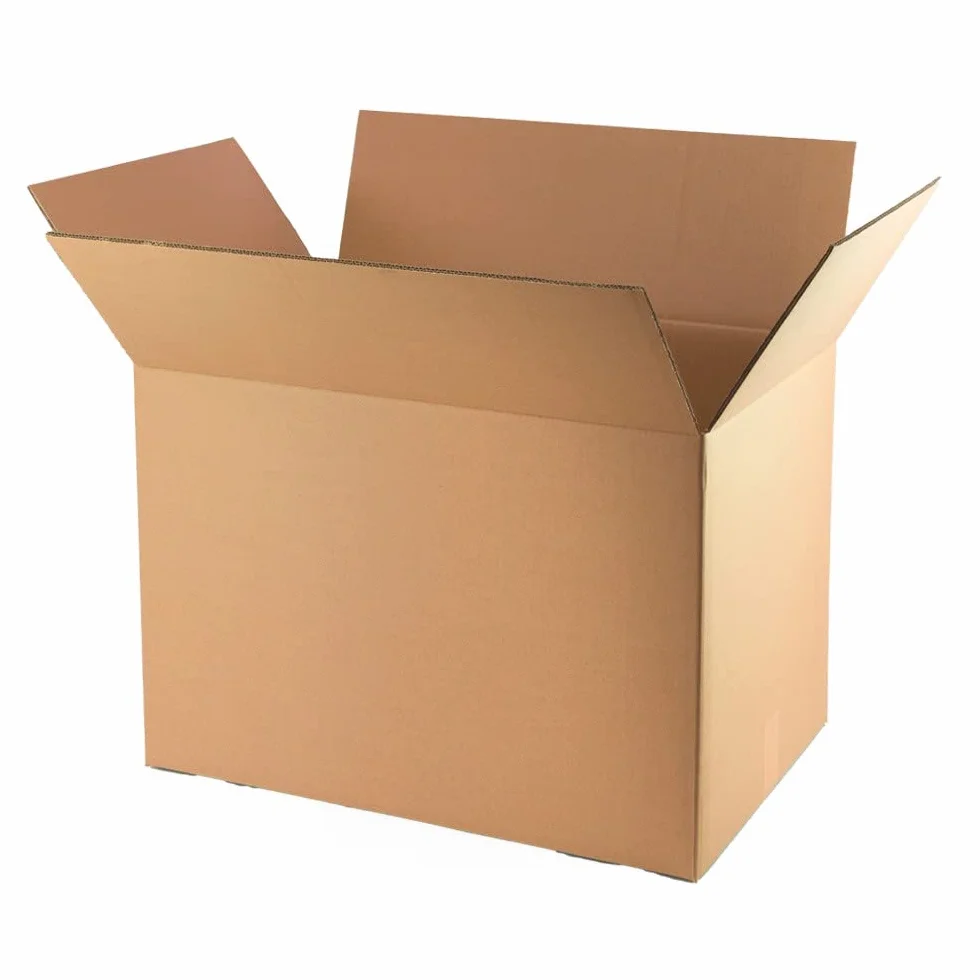 PACKCOBO Cajas de Cartón 60 x 40 x 40 cm para Mudanzas Almacenaje Transporte Reforzado con 2 ondas reforzada sin asa (10 Unidades)