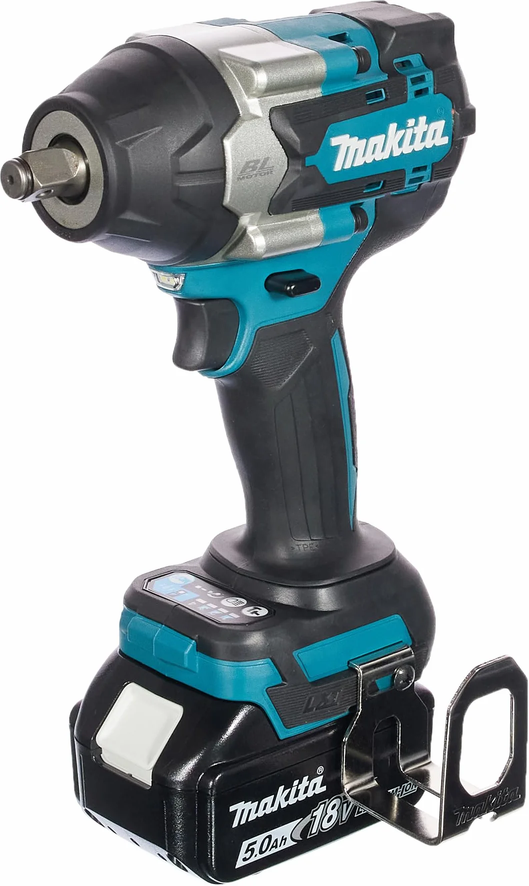 Llave impacto BL 18V LXT 700Nm 5Ah 2 bat. MakPac 1/2" marca Makita