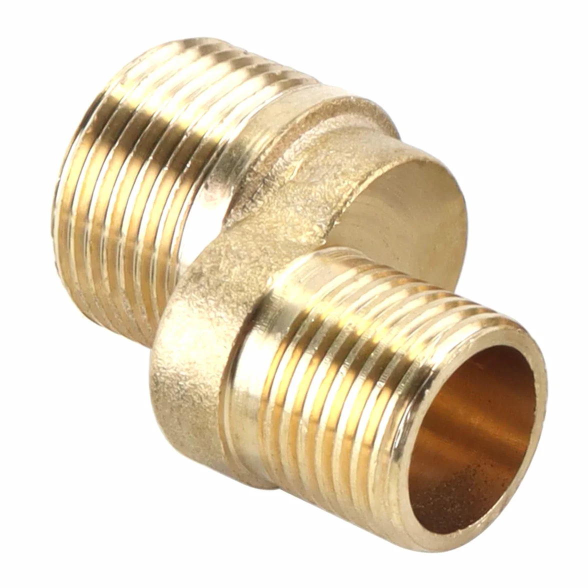 Adaptador de Grifo de Ducha 2 Unidades, Conector de Pared Flexible 1/2" 3/4" Rosca Externa Accesorio Baño Cocina