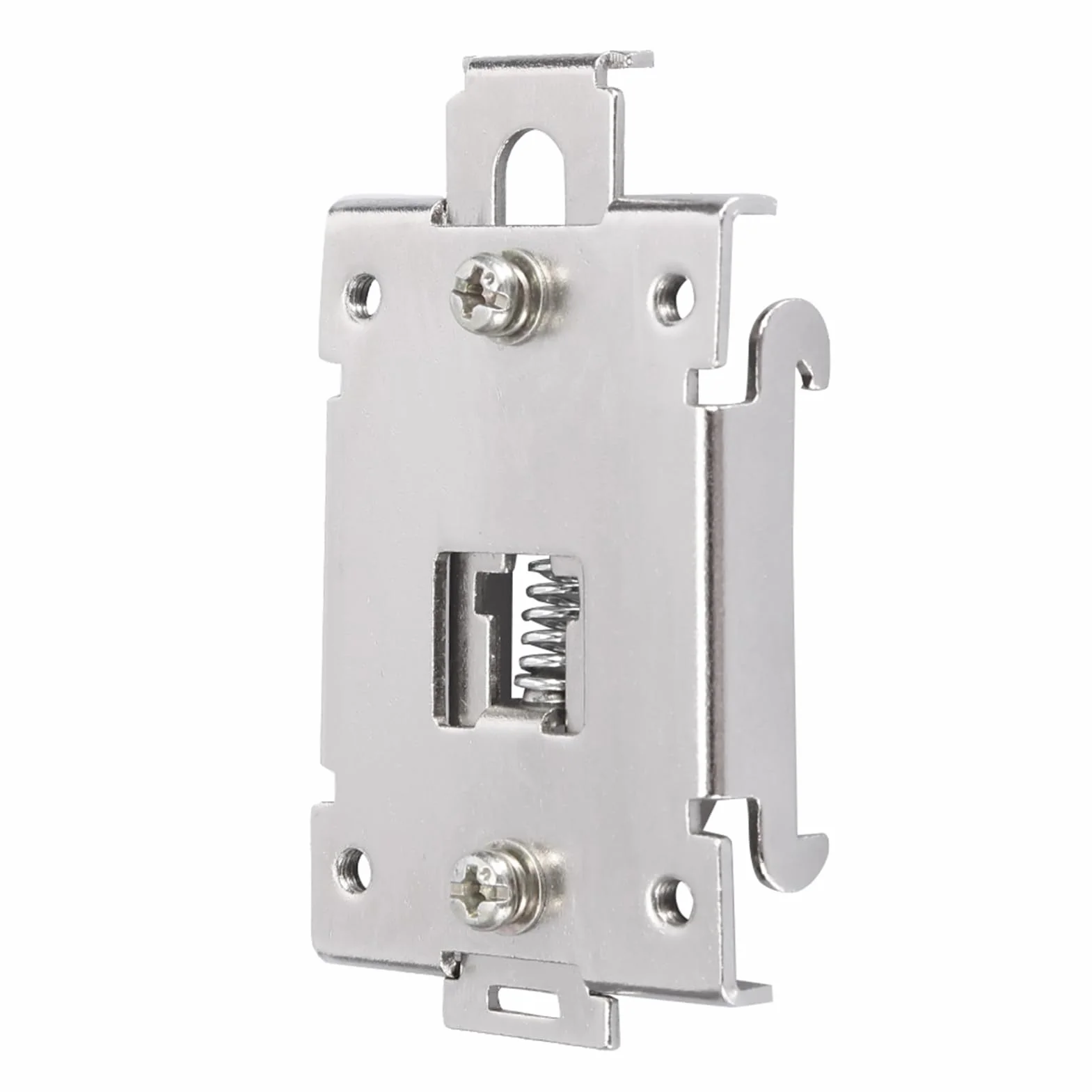 Riel de Montaje 35 mm para Relé de Estado Sólido Monofásico, Soporte con Clip de Fijación y 2 Tornillos, Compatible con Carril Dinámico, Accesorio para Instalación de Relés Sólidos Industriales