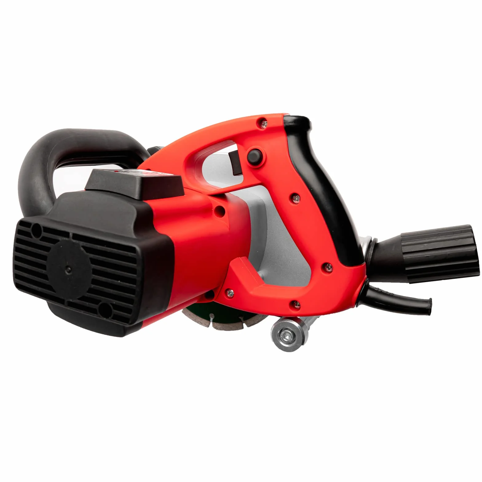 Grafner Fresadora de pared con láser, potente 1700 W con 4000 rpm, incluye 2 discos de corte de diamante de 150 mm de diámetro, extracción de polvo, ancho de ranura 14-29 mm, profundidad de ranura 10