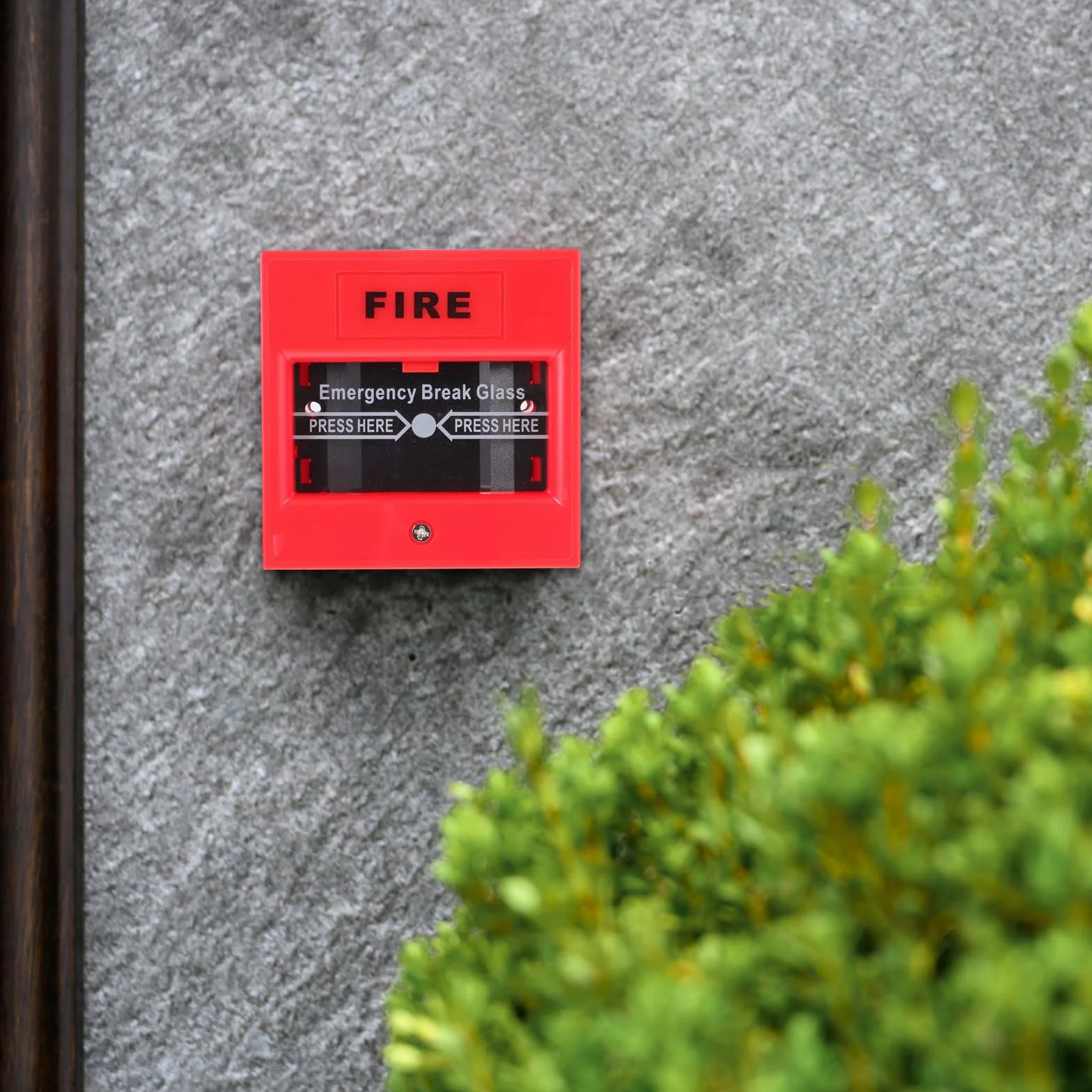 Botón de Alarma de Emergencia Manual Reiniciable Rojo, Interruptor de Botón Pulsador para Sistemas de Alerta contra Incendios Industriales, Activación Rápida y Compatible Sistemas