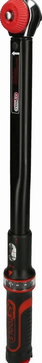 KS Tools 516.1412 - Llave dinamométrica, con cabeza pulida, 60 dientes (1-25 Nm, 1/4")