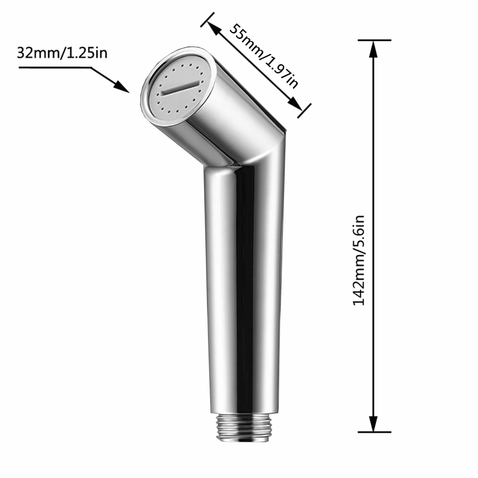 Rociador de Bidé de Mano Ajustable Cabezal Ducha Bidet Sprayer para WC Baño Mascotas Higiene Personal