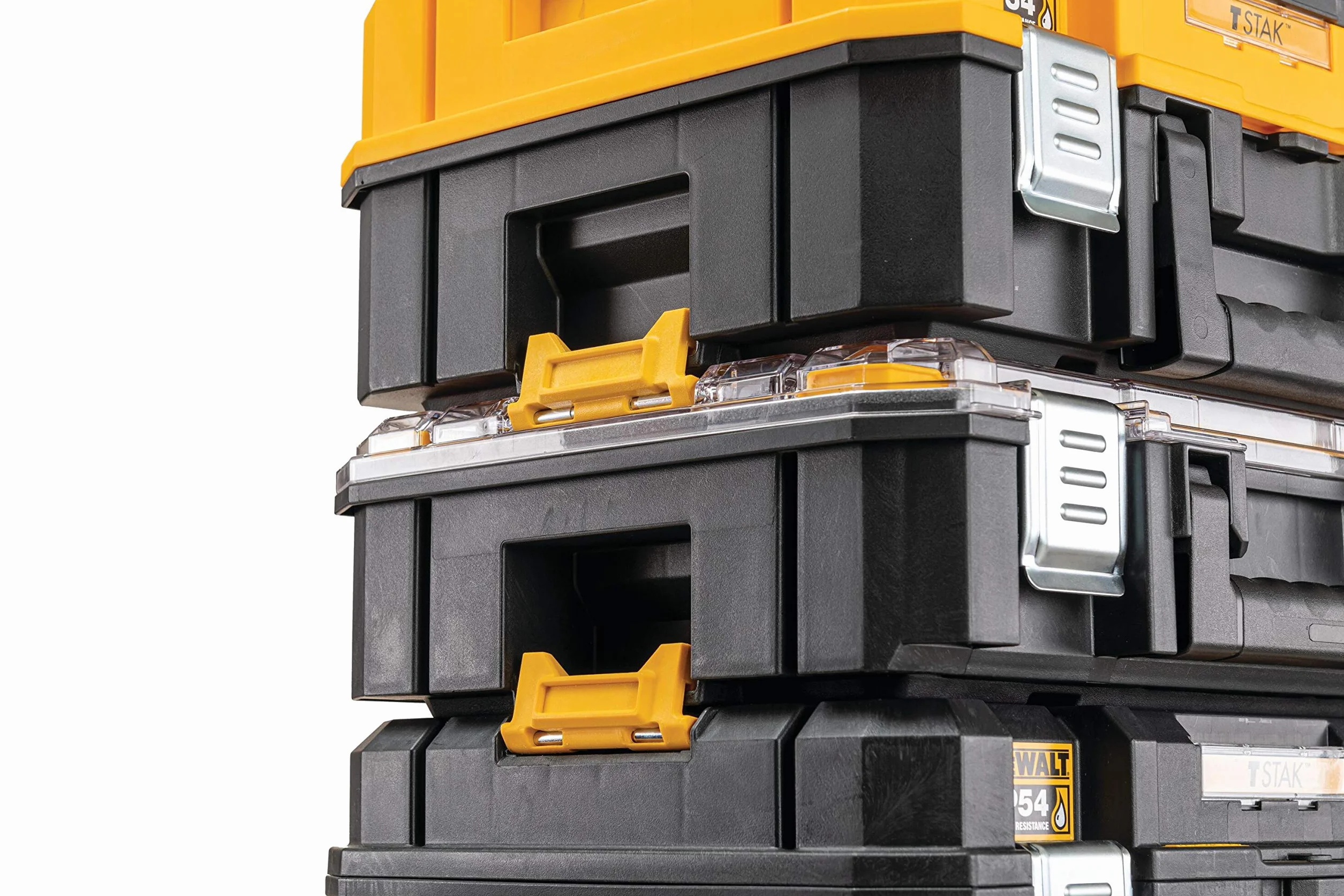 Dewalt DWST83345-1 - Caja de herramientas II (24 L, relleno de espuma compacta, se puede combinar con otras cajas TSTAK, almacenamiento seguro de herramientas eléctricas y de mano, IP54)