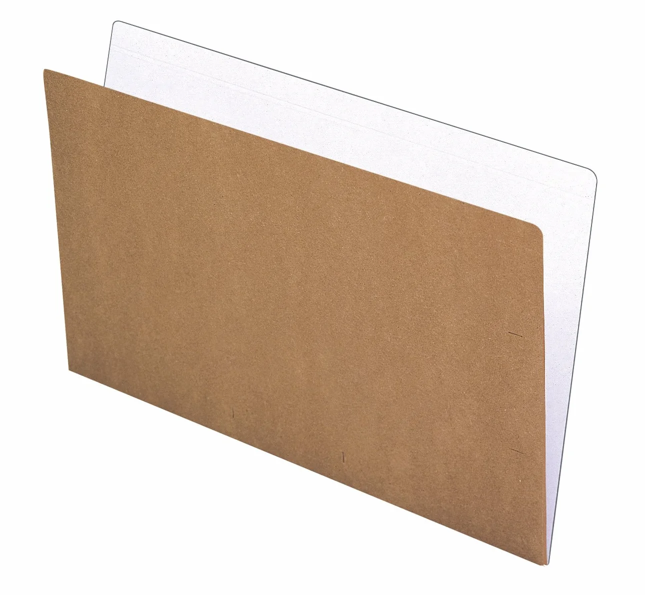 Elba Gio Subcarpetas A4 Cartulina Reciclado Bicolor Kraft Blanco Pack 50 unidades