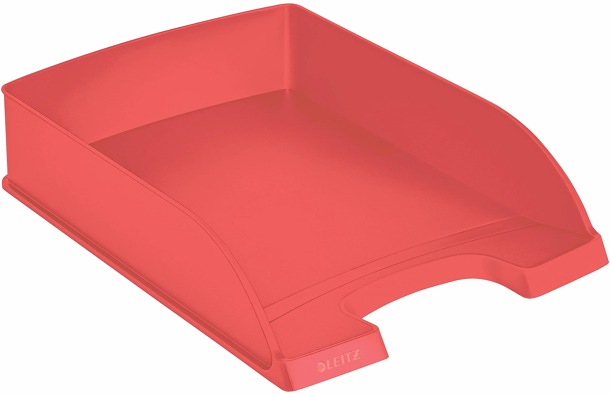 Leitz Bandeja de Sobremesa A4 Recycle Rojo Certificado Blue Angel Reciclable Carbono Neutro