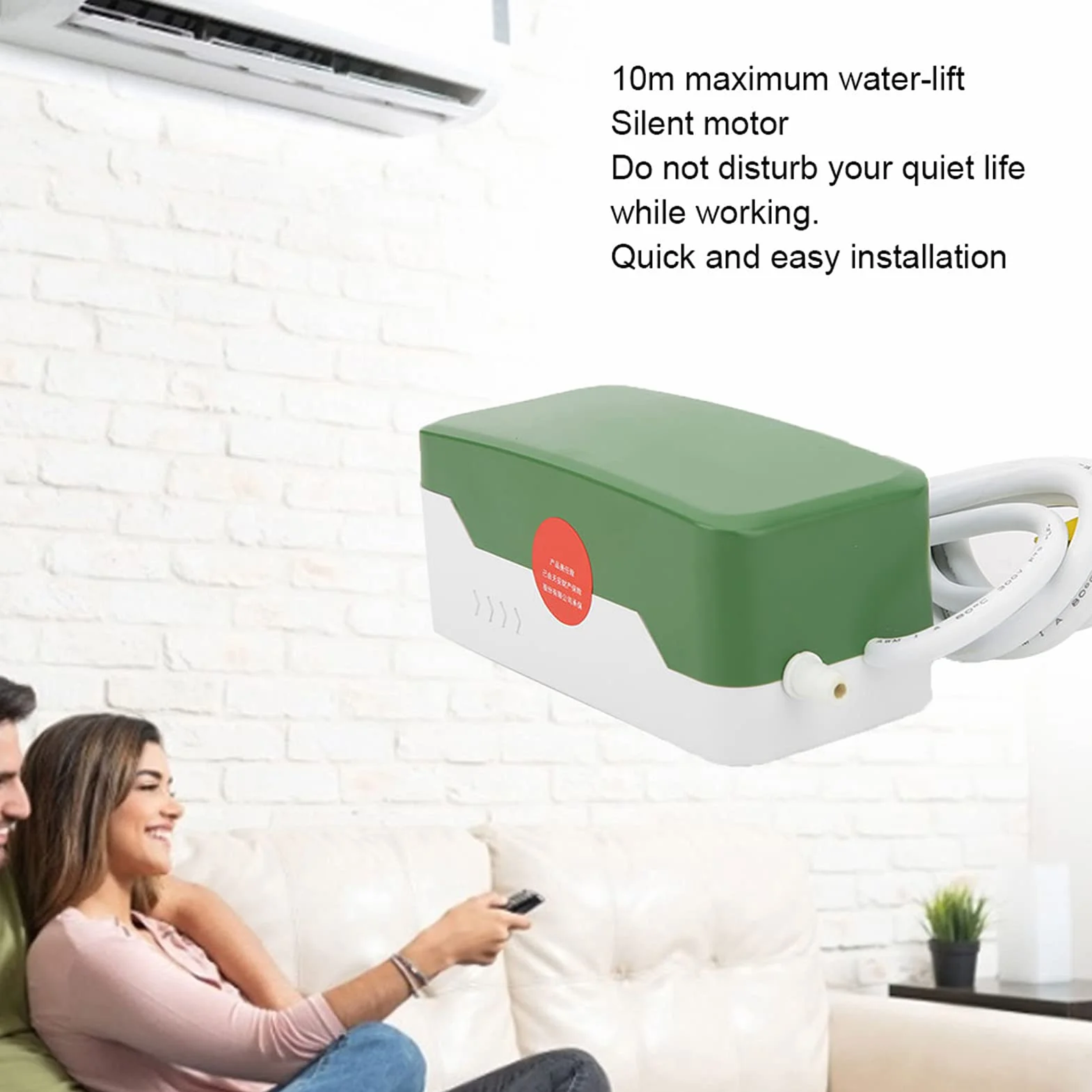 Bomba de Drenaje de Aire Acondicionado, Bombas de Agua Automáticas Ultrasilenciosas PC40B para Máquina de Techo/conductos, Accesorios Profesionales