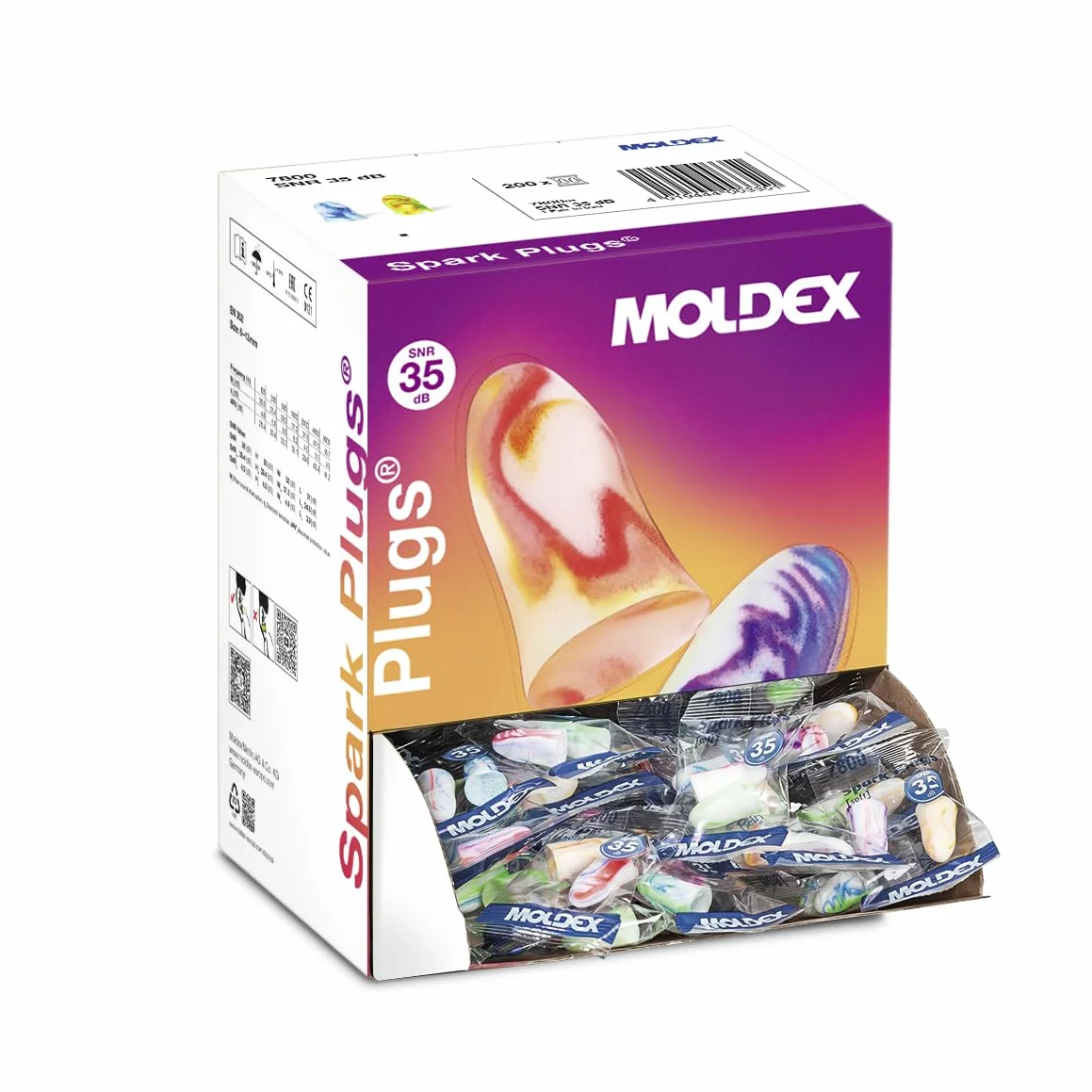Moldex 7800 Tapones para los oídos 35 dB 200 pares