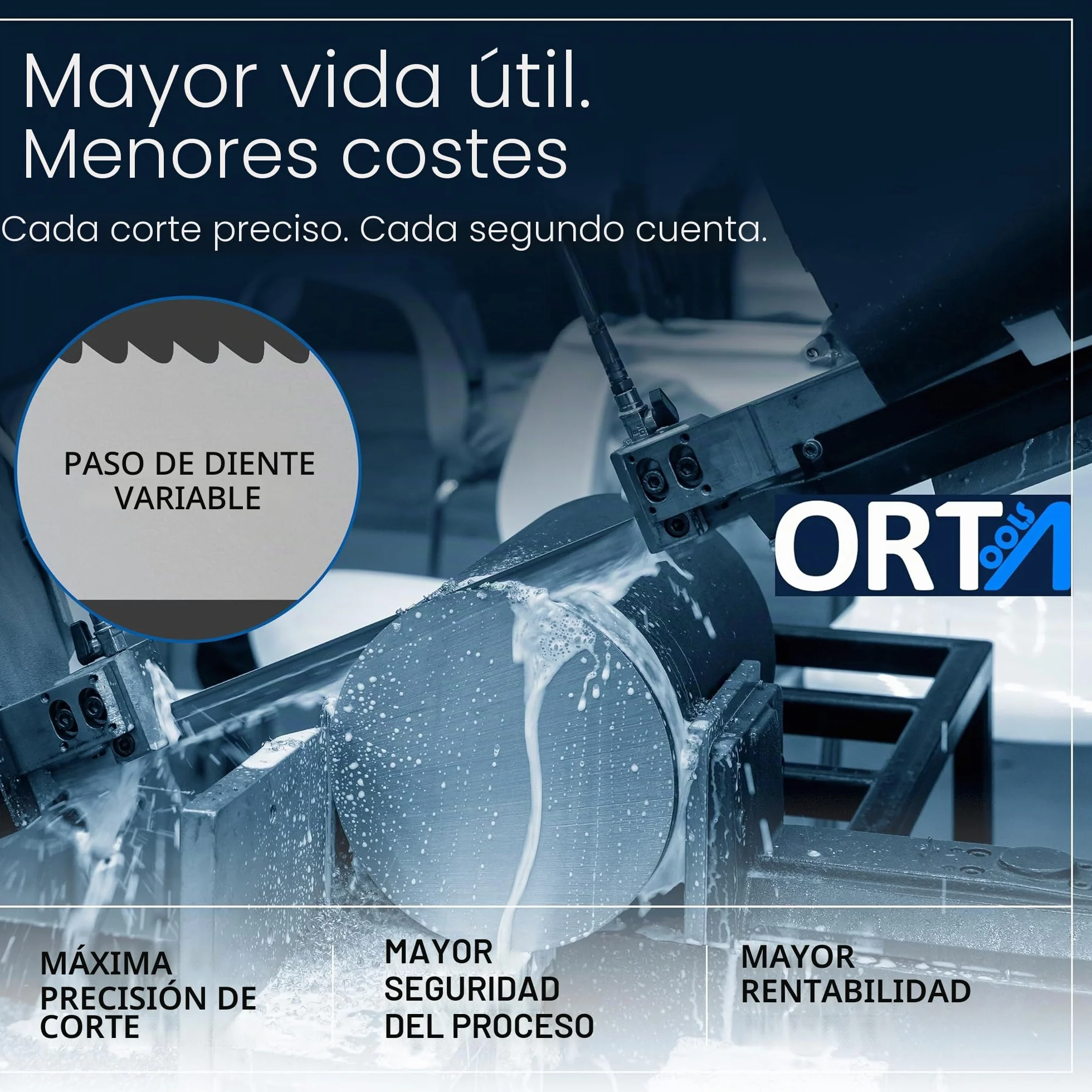 Orta - 3 unidades - 1140 x 13 x 0,65 x 10/14 ZpZ - Bi-metal M42 HSS | Hoja de sierra de cinta para acero, acero inoxidable, acero dulce... | Adecuado para sierra de cinta Güde MBS 105 V