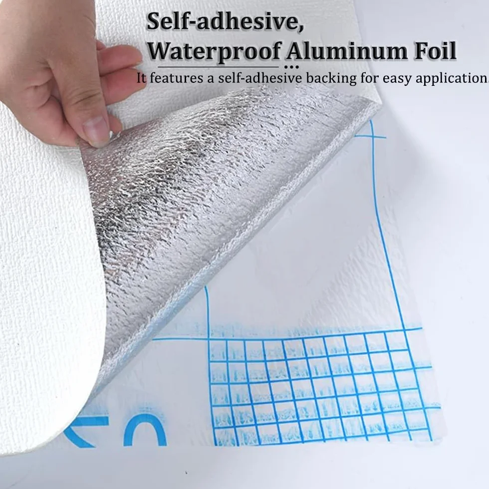 WYWY Paneles de Techo Autoadhesivos de Poliestireno - Resistentes a Grietas y Fáciles de Cortar, para Baño, Cocina y Hogar(White,50x10m)