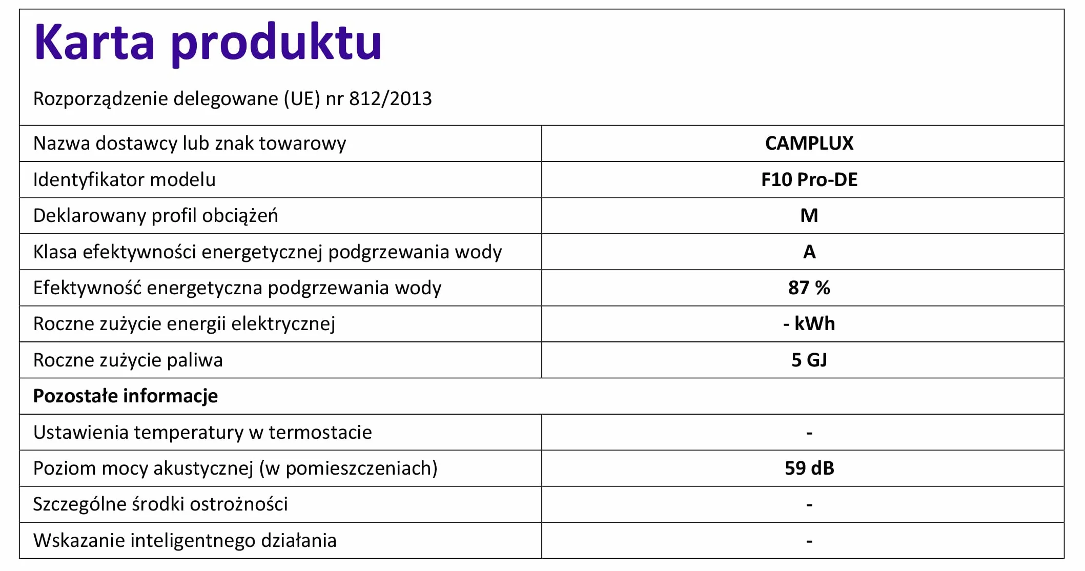 CAMPLUX First 10 L/M Calentador de Agua a Gas con Bomba de Agua & Mango, GPL (50mbar), para Ducha al Aire Libre/Camping/RVs, F10 Pro-DE
