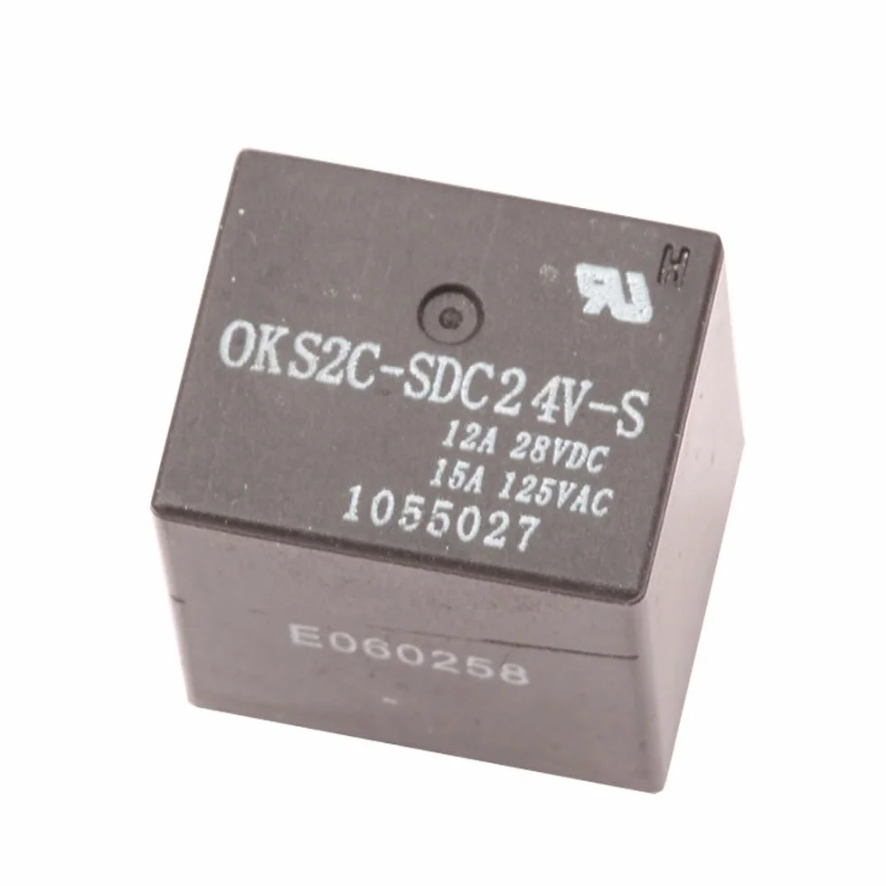 2 relés OKS2C-SDC24V-S 24V OKS2C SDC24V S 24VDC 15A 5PIN