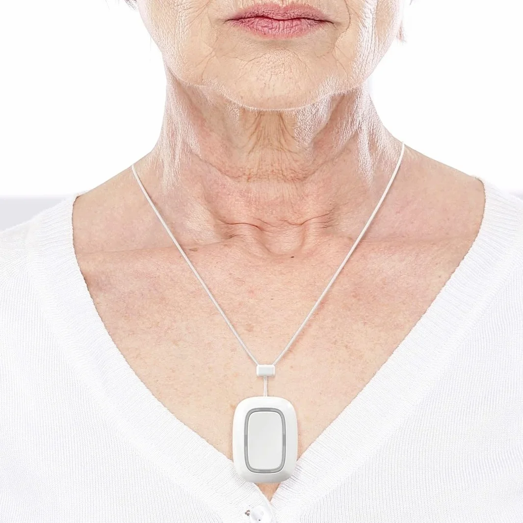 Ajax AJ-Button-W - Botón de Emergencia inalámbrico Blanco para Sistema de Alarma Ajax